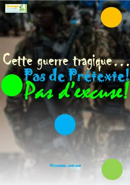 Cette guerre tragique. Pas de prétexte ! Pas d&rsquo;excuse !